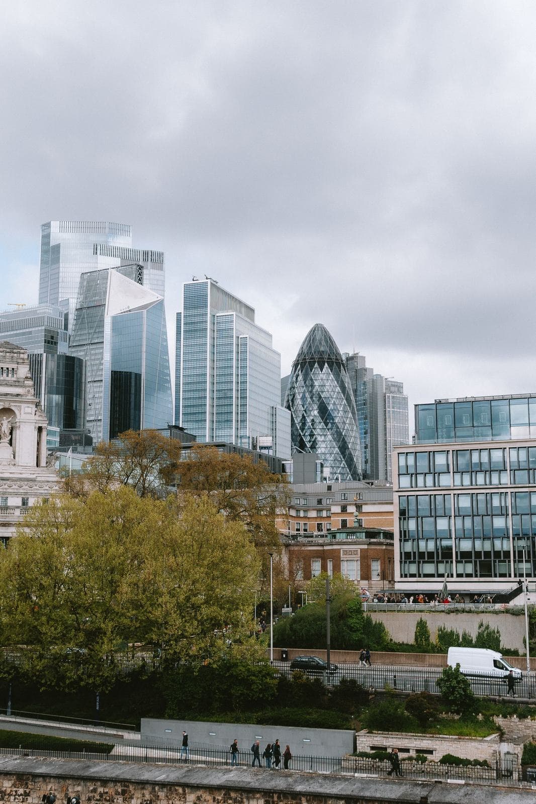 The City of London skyline
